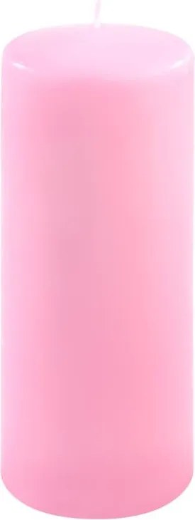 Set de lumânări t 25 cm, Ø 10 cm, roz, 2 buc