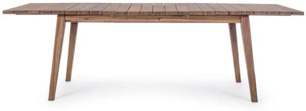 Masa din lemn de salcam, 180/240x90 cm, Varsavia, Bizzotto