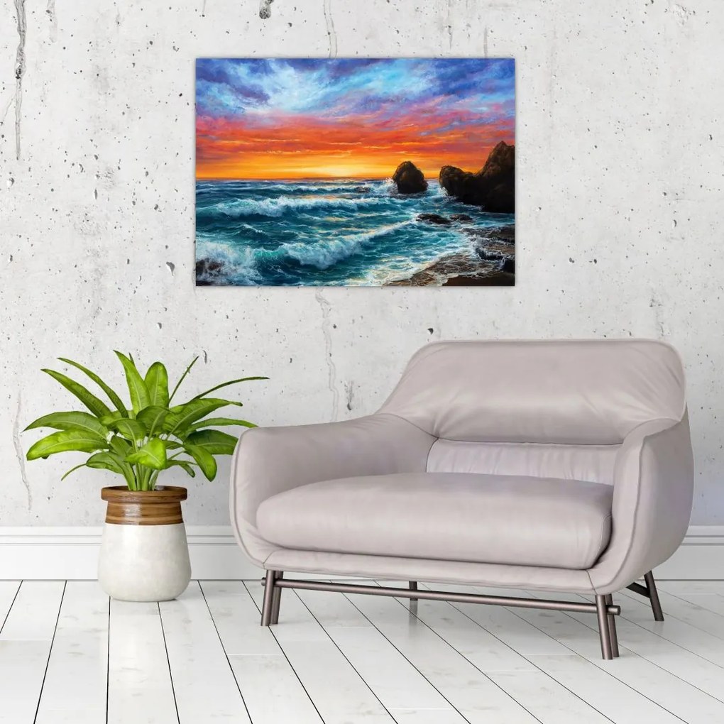 Tablou - Apus de soare (70x50 cm)