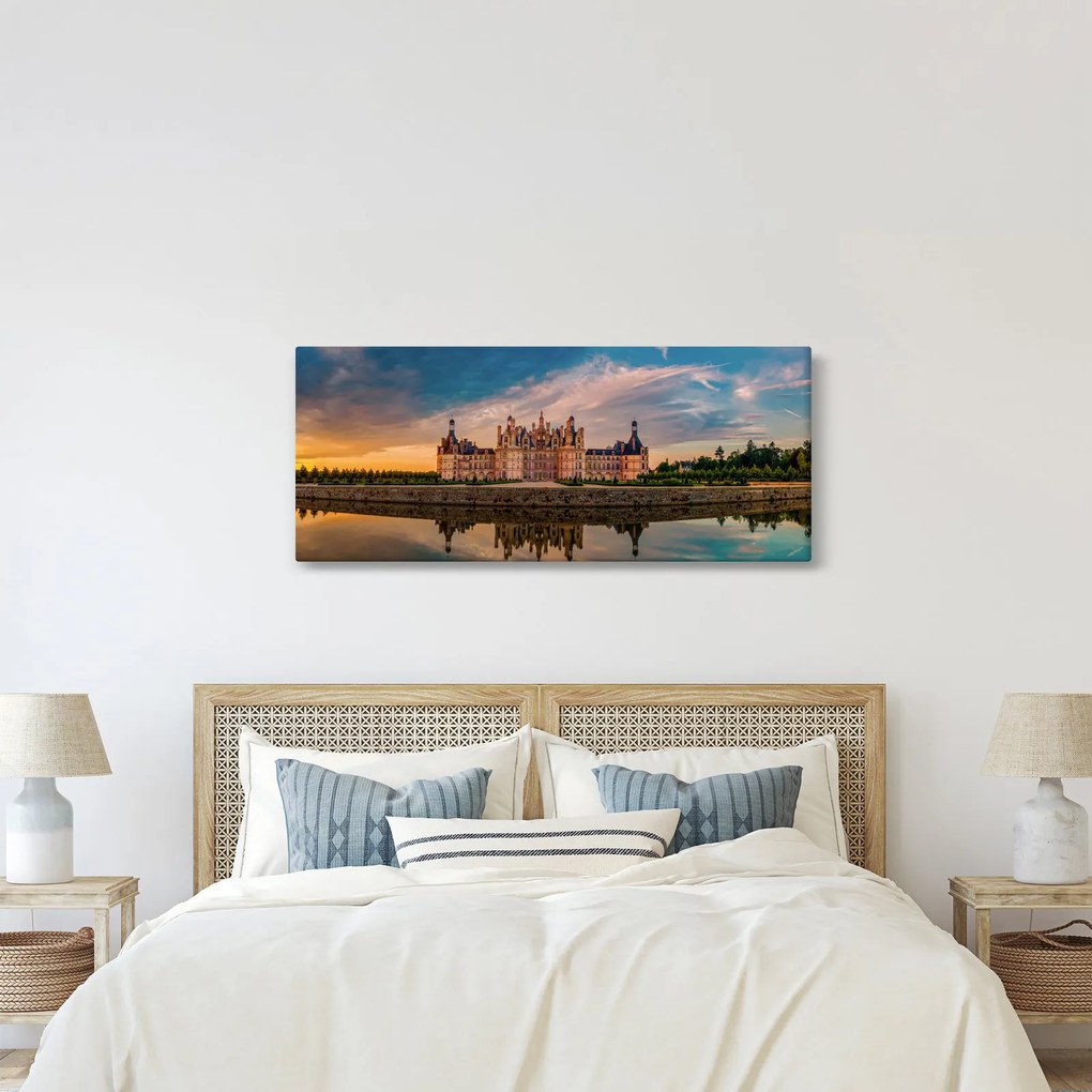 Tablou cu castel (120x50 cm)