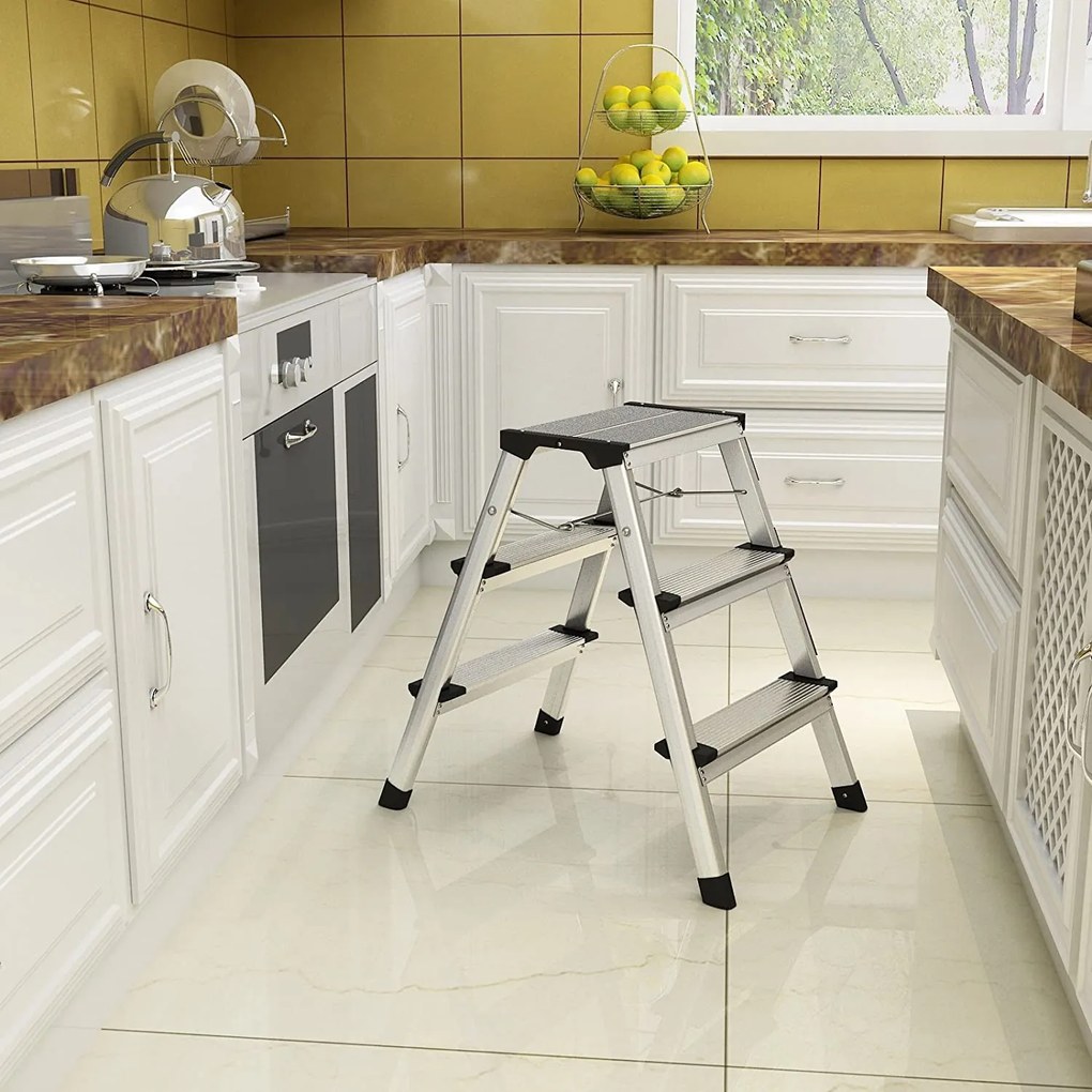 Scara cu 3 trepte Aluminiu