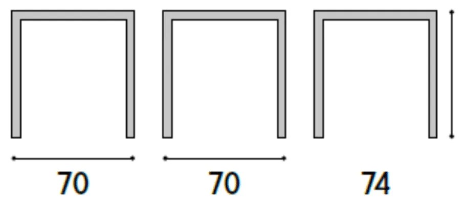 MASA TERASA ANTRACIT - 70 cm / 70 cm