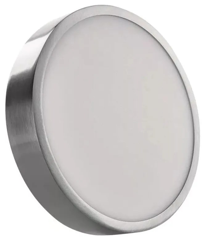 Plafonieră LED/21W/230V 3000/3500/4000K d. 22,5 cm crom