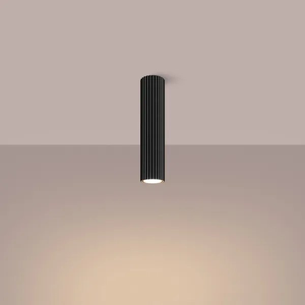 Spot Sollux SL.1570 KARBON 1xGU10/10W/230V 30 cm negru