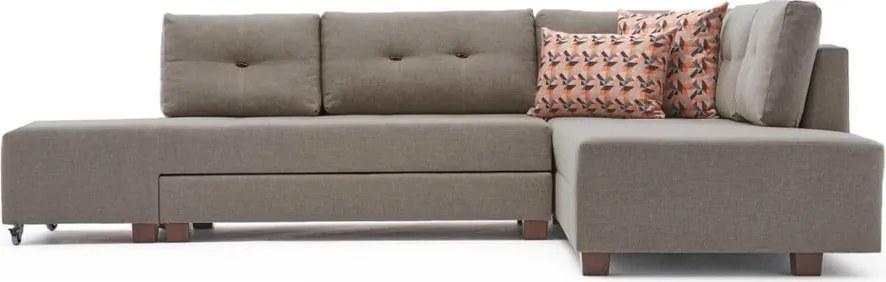 Colțar bej extensibil (colț pe partea dreaptă) Manama – Balcab Home