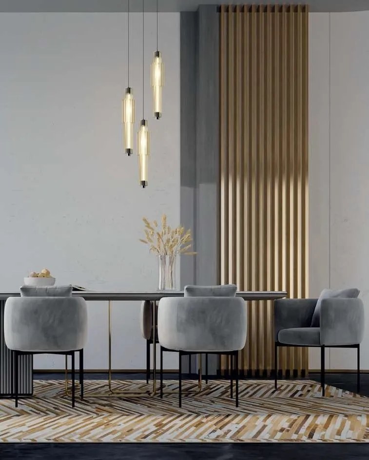 Pendul LED design modern Verticale coniac