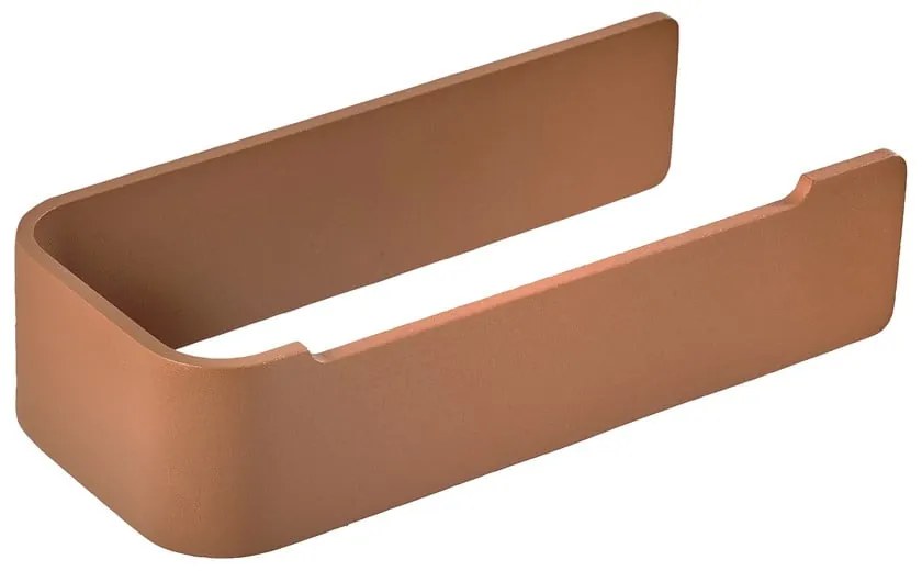 Suport pentru hârtie igienică teracotă de montat pe perete din metal Ume – Zone