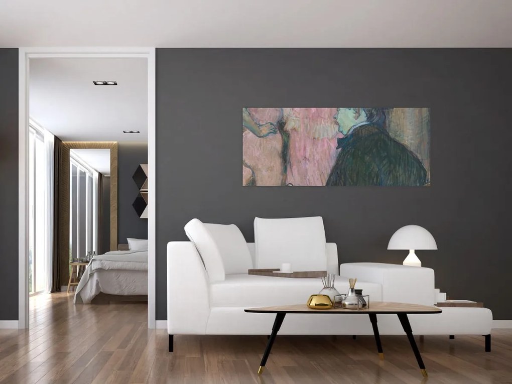 Tablou - Henri de Toulouse-Lautrec, Maxime Dethomas, reproducere (120x50 cm)