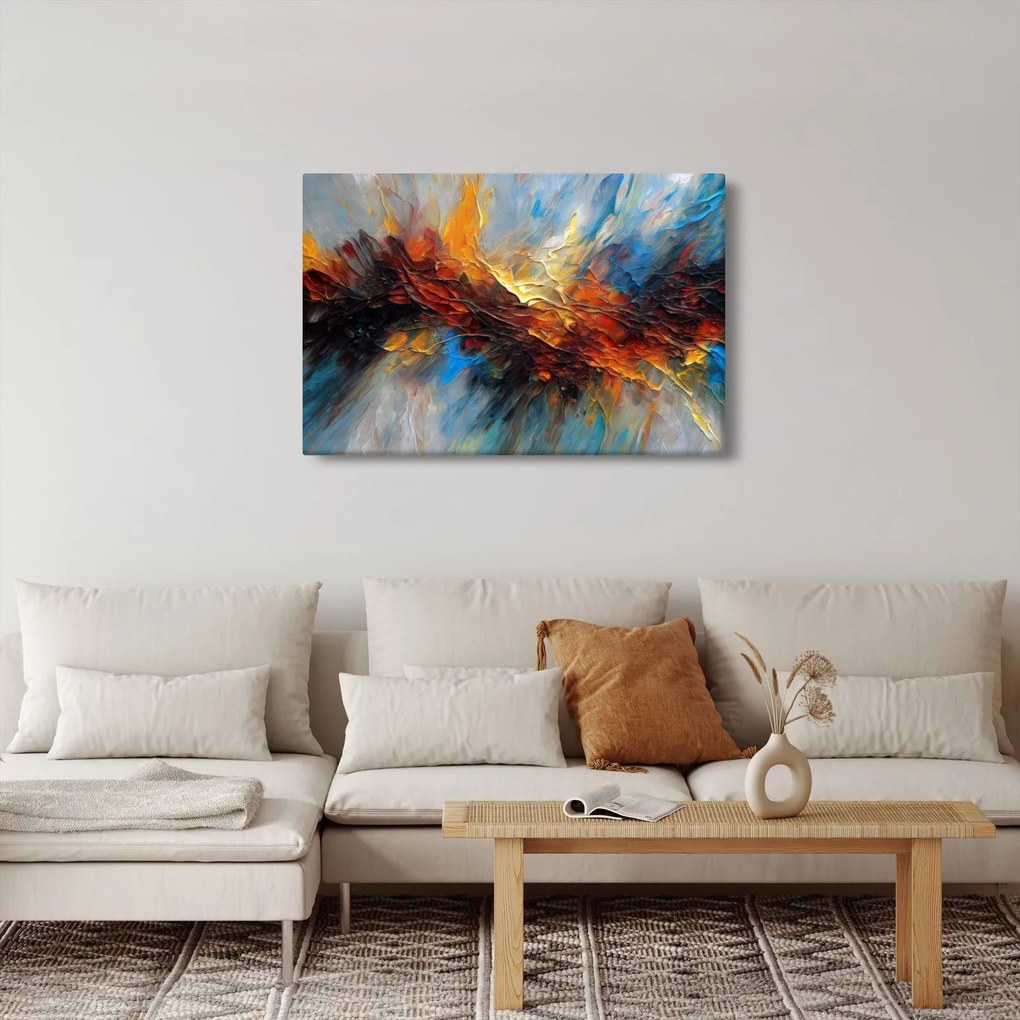 Tablou - Textura culorii (90x60 cm)