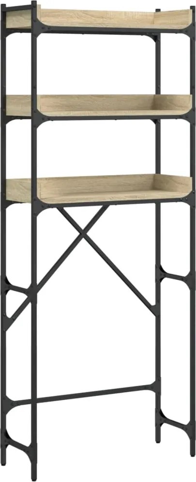 vidaXL Dulap mașină de spălat, stejar sonoma, 67x25x163 cm lemn