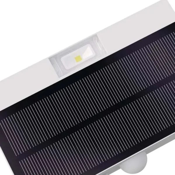 Proiector LED solar cu senzor de mișcare LED/3,7V 1200mAh 4000K IP65 alb