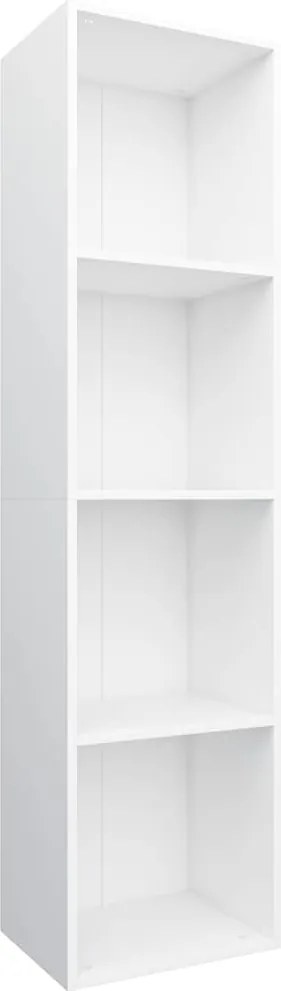 vidaXL Bibliotecă/Dulap TV, alb, 36x30x143 cm, lemn prelucrat