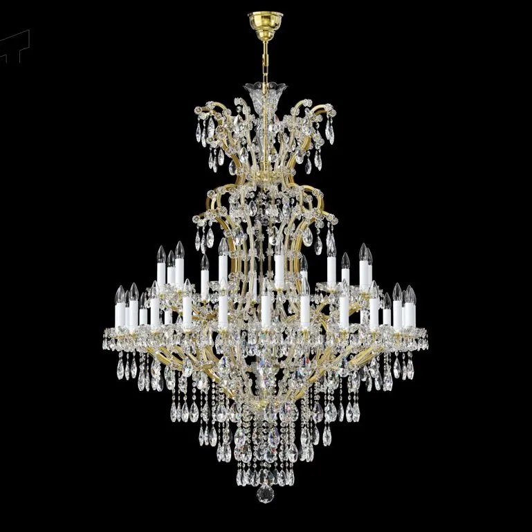 Candelabru Cristal Bohemia Exclusive 36 brate MARIA TEREZIA 74