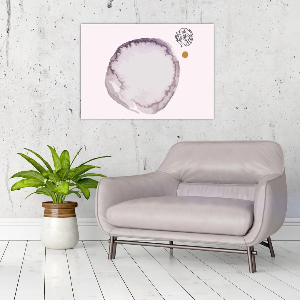 Tablou - Minimalism violet N⁰4 (70x50 cm)