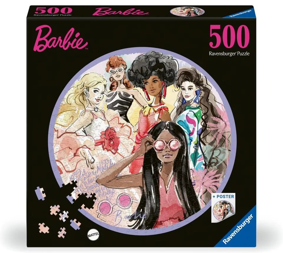 PUZZLE CERC BARBIE 500 PIESE - RAVENSBURGER (RVSPA01494)