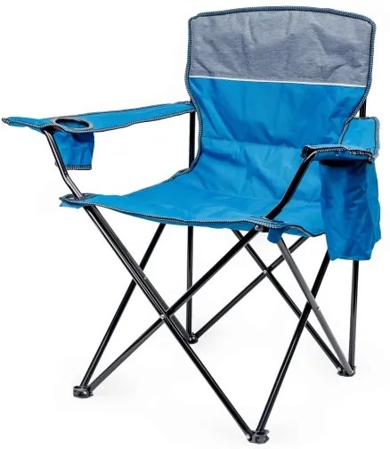 Masă pliabilă de drumeție + 2x scaun albastru