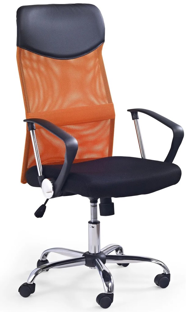 Scaun de birou Vicky (portocaliu + negru). Promo -6%. 769784