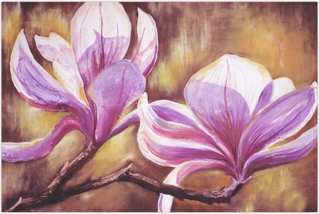 Tablou - Flori de magnolie (90x60 cm)