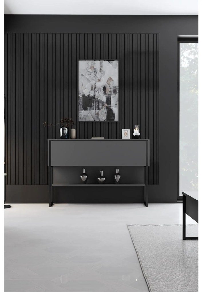 Măsuță consolă Luna 4 (Negru + antracit) . 1102305