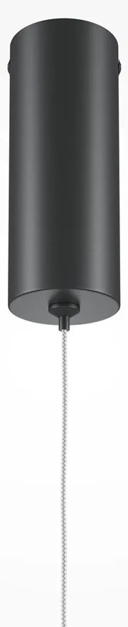 Pendul LED liniar stil minimalist Halo negru