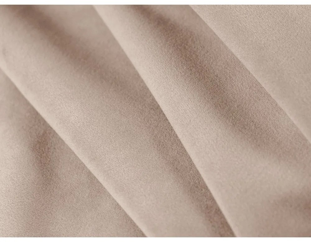 Canapea bej cu tapițerie din catifea 220 cm Strino – Cosmopolitan Design