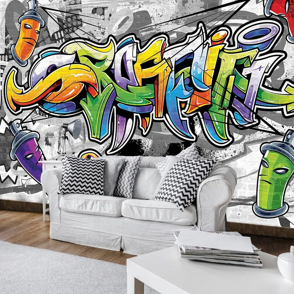 Fototapet - Graffiti colorat (152,5x104 cm)