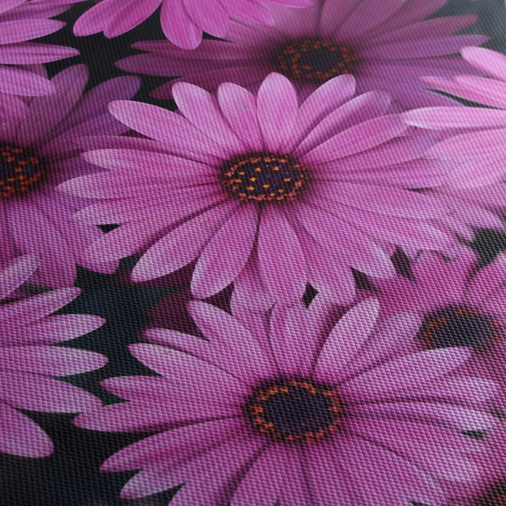 Tablou cu florile roz (120x50 cm)