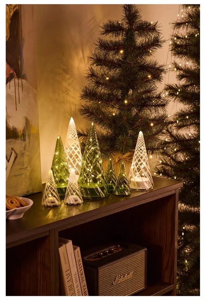 Decorațiune luminoasă de Crăciun verde ø 9,5 cm Vilma – Sirius