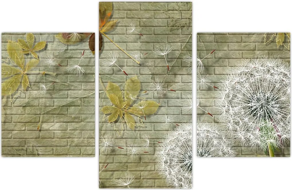 Tablou - Păpădii suflate de vânt (90x60 cm)