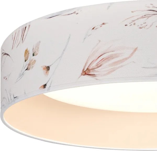 Brilagi-LED Plafonieră VELVET SIMPLE LED/36W/230V 3000K Ø 55 cm alb/floral