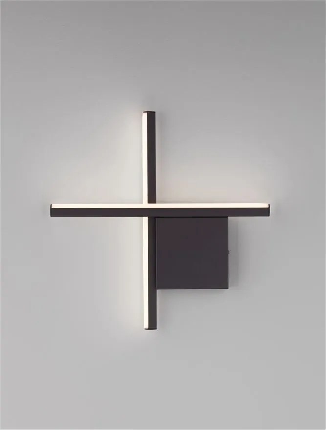 Aplica de perete cu lumina ambientala LED Cross 30cm