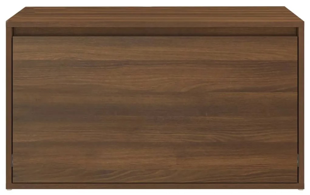 Banca de hol, stejar maro, 80x40x45 cm, lemn prelucrat Stejar brun