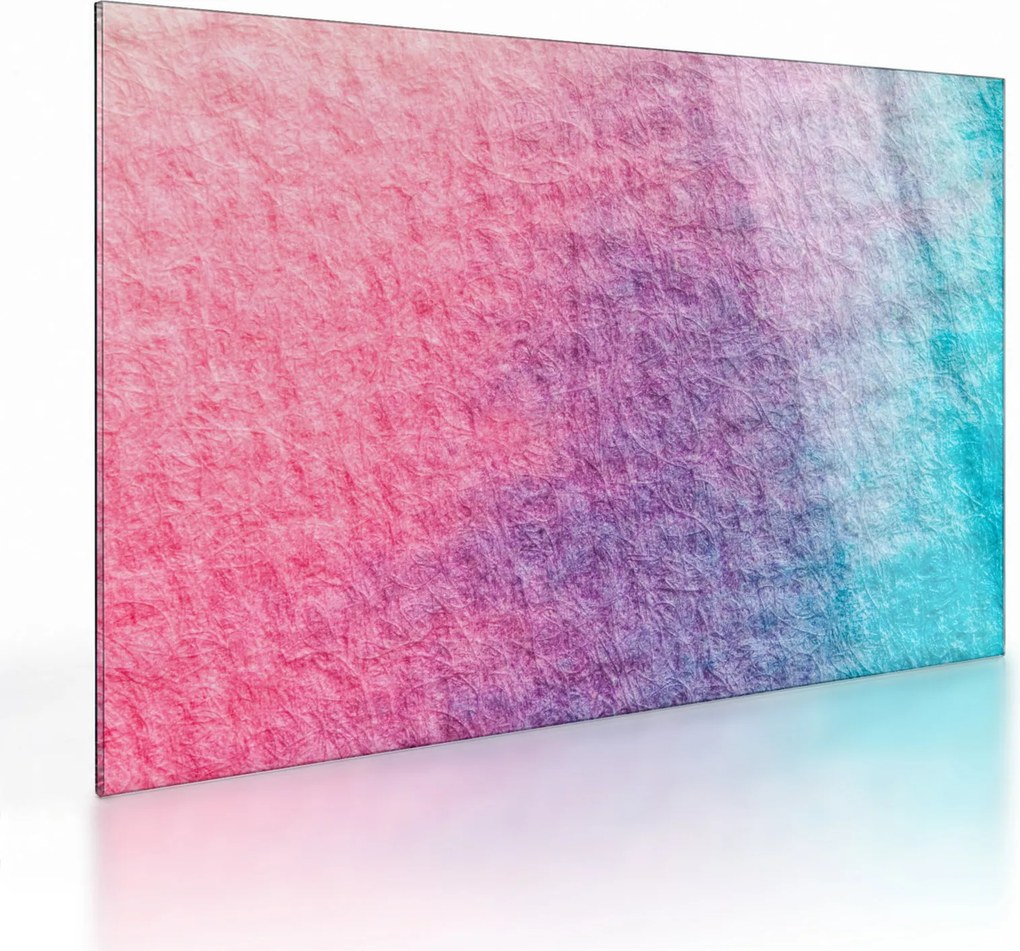 Tablou pe sticlă cu textură colorată (70x50 cm)