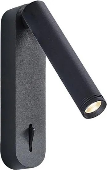 Aplică spot LED de perete ABRIEL LED/6W/230V negru