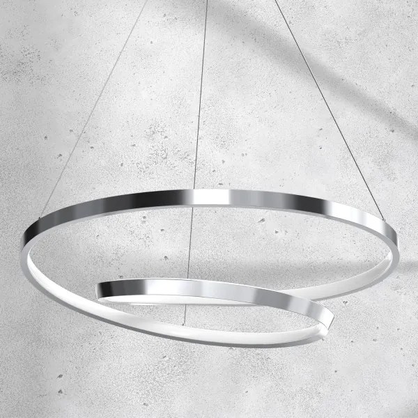 Lustră LED pe cablu LUCERO LED/48W/230V crom lucios