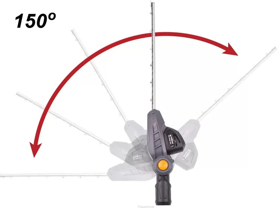 Mașină de tuns gard viu fără fir PM-NAW-20C