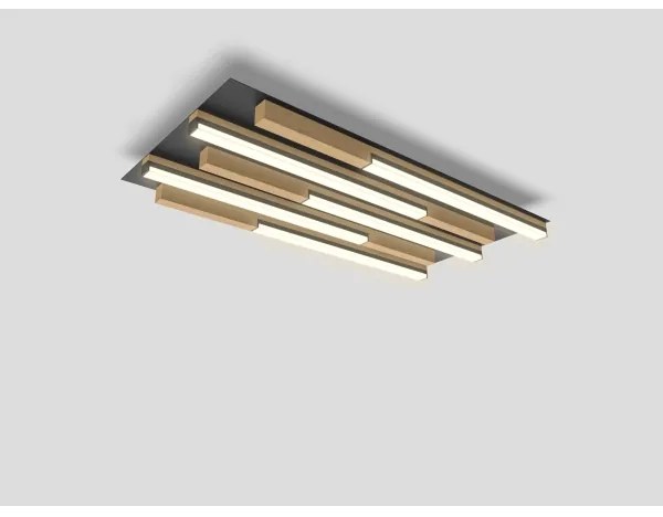 Wofi 9031-506S - LED plafonieră PALERMO dimabilă LED/34W/230V lemn