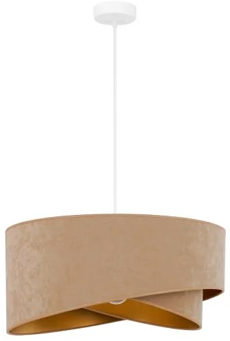 Lustră LED pe cablu Brilagi LYRA 1xE27/15W/230V maro/auriu