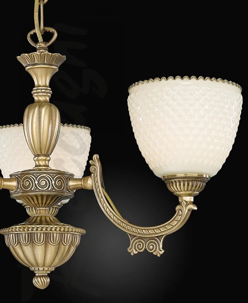 Candelabru din alama cu 3 brate design italian 7055