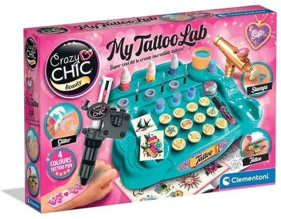 Studiou mare de tatuaje Clementoni Crazy CHIC