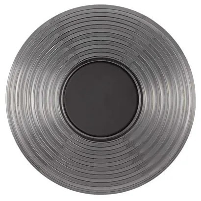 Aplica LED moderna design decorativ NOUS nickel negru/fumuriu