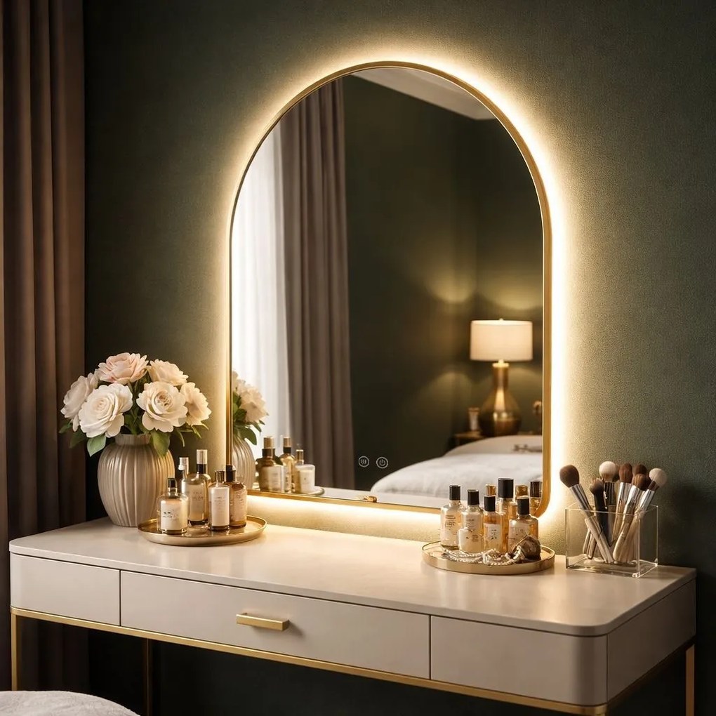 Oglindă LED 90x60cm TOP-1