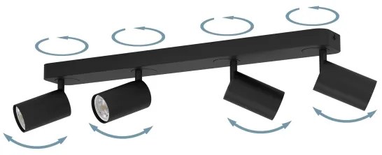 Spot LED RGBW dimabil TELIMBELA-Z 4xGU10/4,9W/230V Eglo 900337