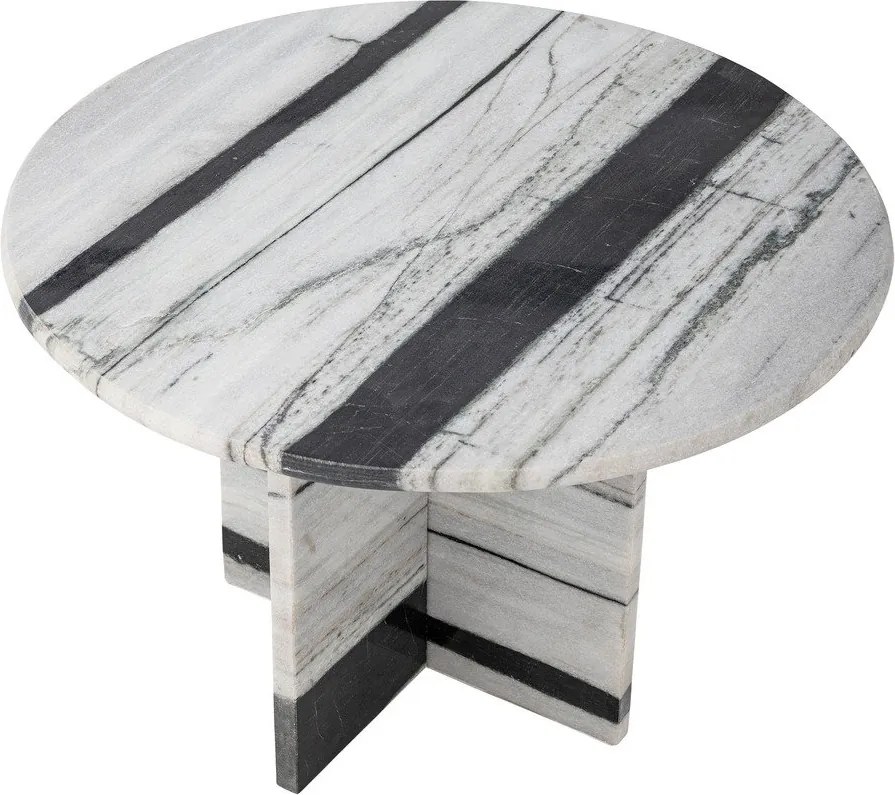 Măsuță de cafea alb-negru rotundă din marmură ø 61 cm Rosito – Bloomingville