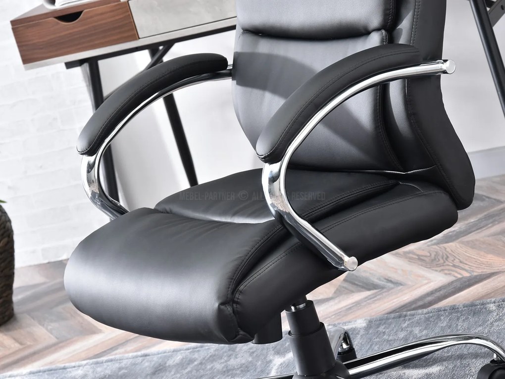 Fotoliu Luxus (negru + crom). Promo -26%. 1109951