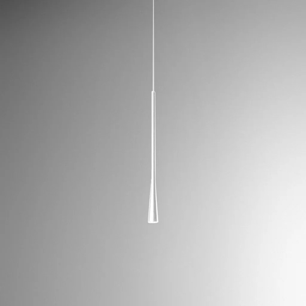 Lustra suspendata, Pendul LED slim DAFNE H-40cm alb, negru sau auriu