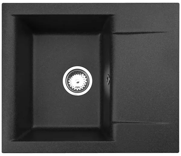 ALVEUS SETA23197 - Chiuvetă de bucătărie CADIT + baterie pentru chiuvetă MINTAS, 34 cm, granit/negru