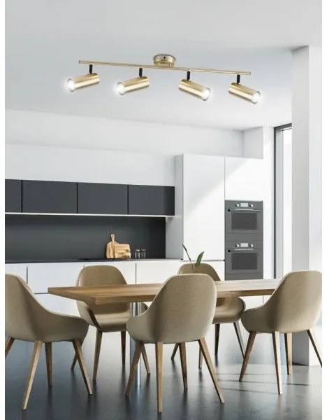 Spot COLLY 4xGU10/15W/230V auriu