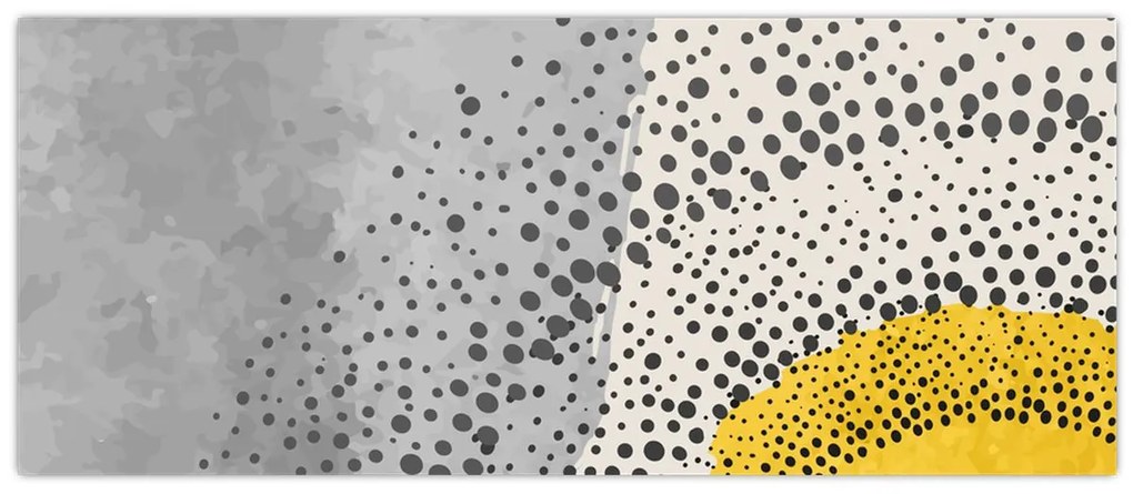 Tablou - pictură abstractă de plajă N⁰3 (120x50 cm)