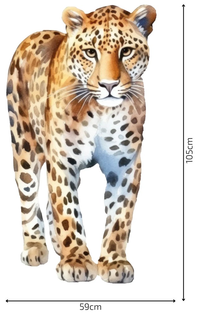 PIPPER. Autocolant de perete "Leopard”